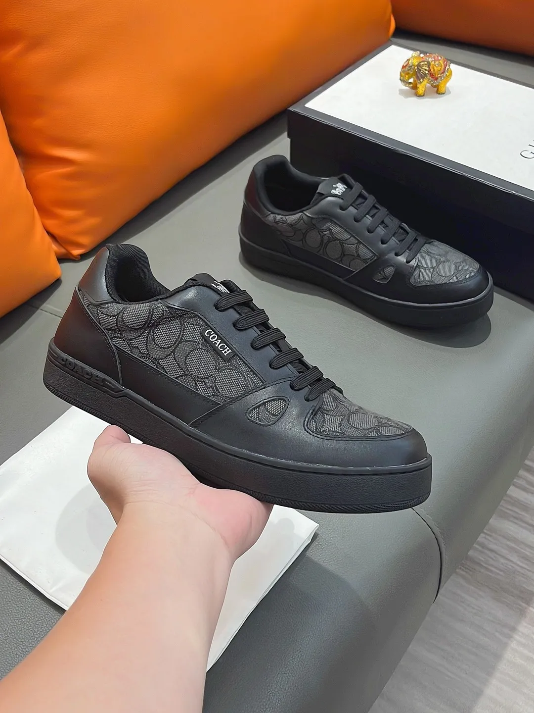 Men's shoes GUCCI "Gucci" P420 Regular size: 38-44 (casual shoes) Product materials: Selected cowhide upper, soft sheepskin lining; original outsole.